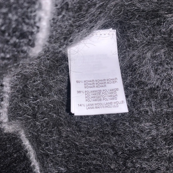 Brunello Cucinelli Grey Ribbed Mohair Degrade Crewneck - Picture 7 of 15